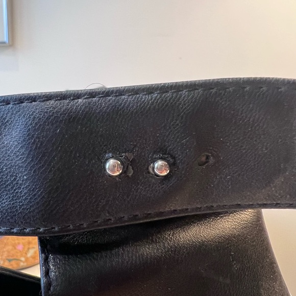 Black sandal platform, fun cork pattern wedge SIZE 8 - Picture 4 of 6